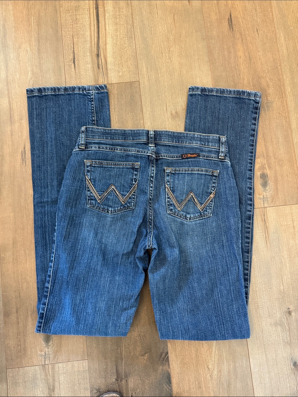 Wrangler Q Baby jeans. Size 7/8. 38” inseam